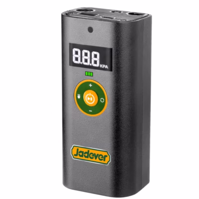 COMPRESOR DE AIRE PARA AUTOMÓVIL CON BATERIA LI-ION - VOLTAJE: 8V - MÁX. PRESIÓN: 150PSI / 10 BAR /
