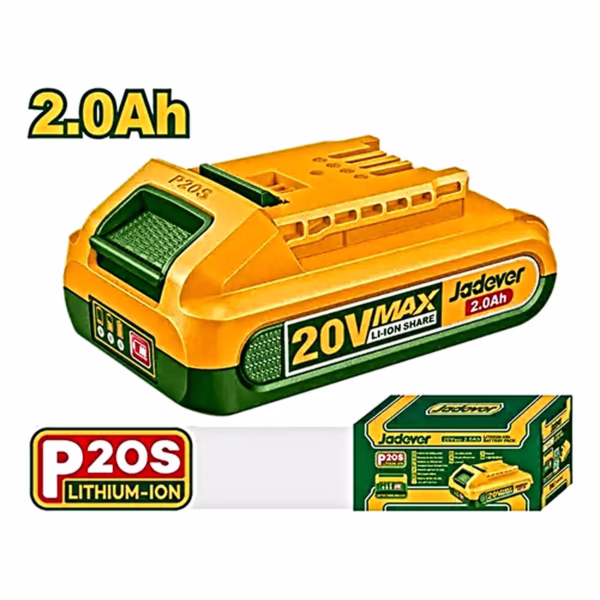 BATERÍAS DE LI-ION 2,0 AH - VOLTAJE: 20V - INDICADOR LED DE ENERGÍA DE LA BATERÍA(1)/JDLBP520 - Image 3