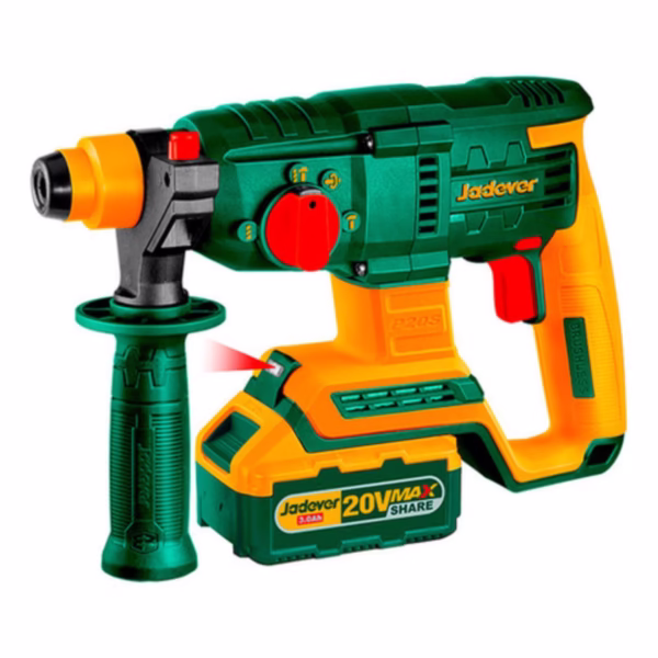 ROTOMARTILLO INALÁMBRICO BRUSHLESS 1100 RPM CON BATERÍA LI-ION 3AH + CARGADOR - VOLTAJE: 20V - TASA - Image 3