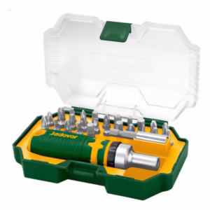 KIT DE PUNTAS DE DESTORNILLADOR DE 28 PIEZAS - ACERO CR-V - 26 PUNTAS DE 1/4'' X 25MM: 5 SL + 5 PH +