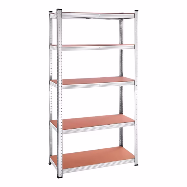 ESTANTES DE ALMACENAMIENTO AJUSTABLES: 5 NIVELES - 700 X 300 X 1500MM - CAPACIDAD DE CADA ESTANTE: 1 - Image 2