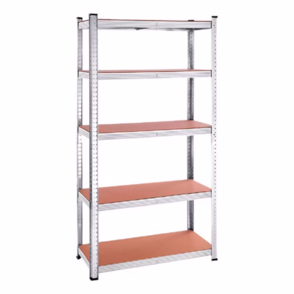 ESTANTES DE ALMACENAMIENTO AJUSTABLES: 5 NIVELES - 900 X 400 X 1800MM - CAPACIDAD DE CADA ESTANTE 17