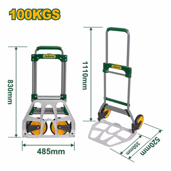 CARRO DE MANO PLEGABLE: CILINDRO DE ACERO Y BASE DE ACERO CAPACIDAD 100 KG(1)/JDWB9A10 - Image 2
