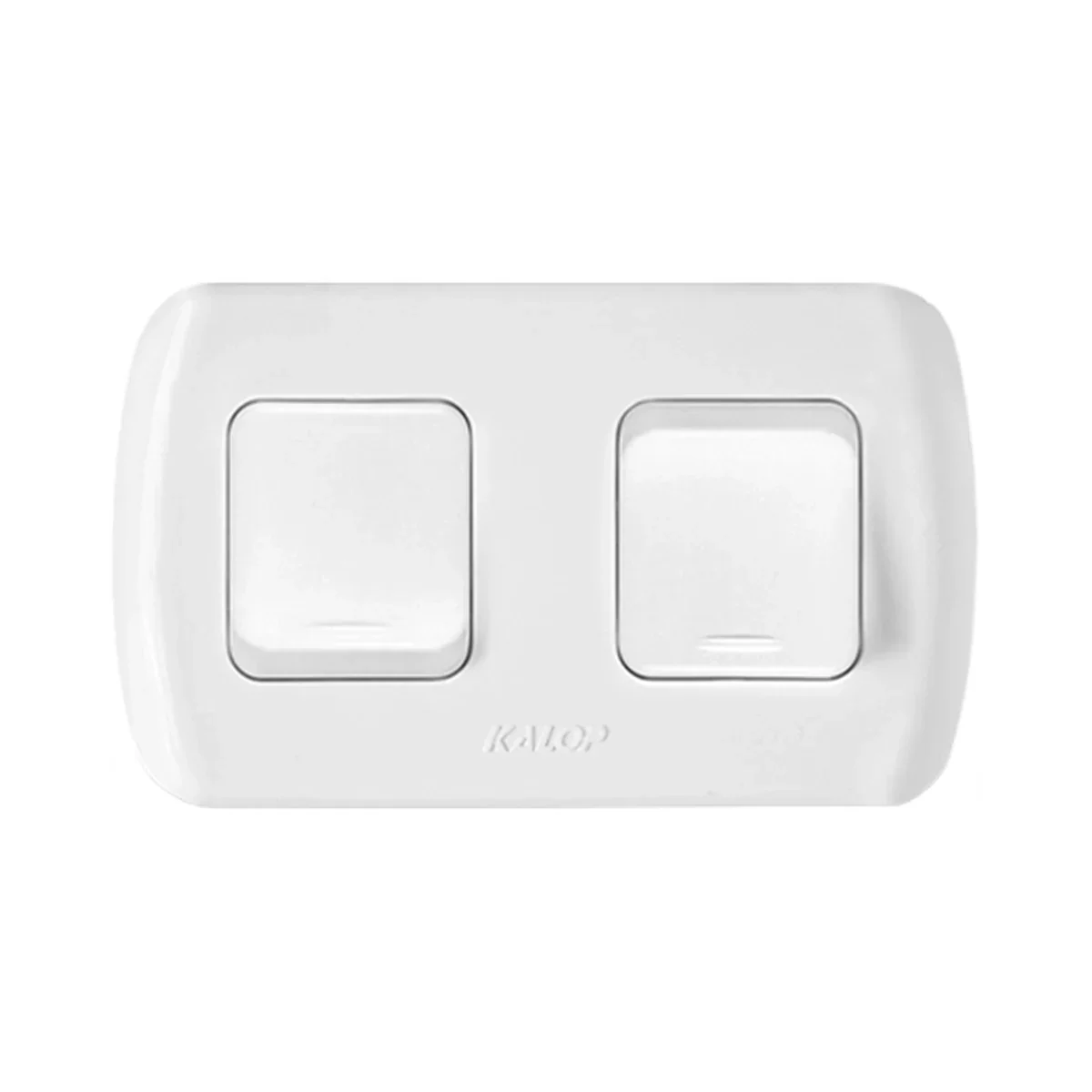 Conj Tekna Interruptor 2 Puntos Blanco Kalop/KS39651