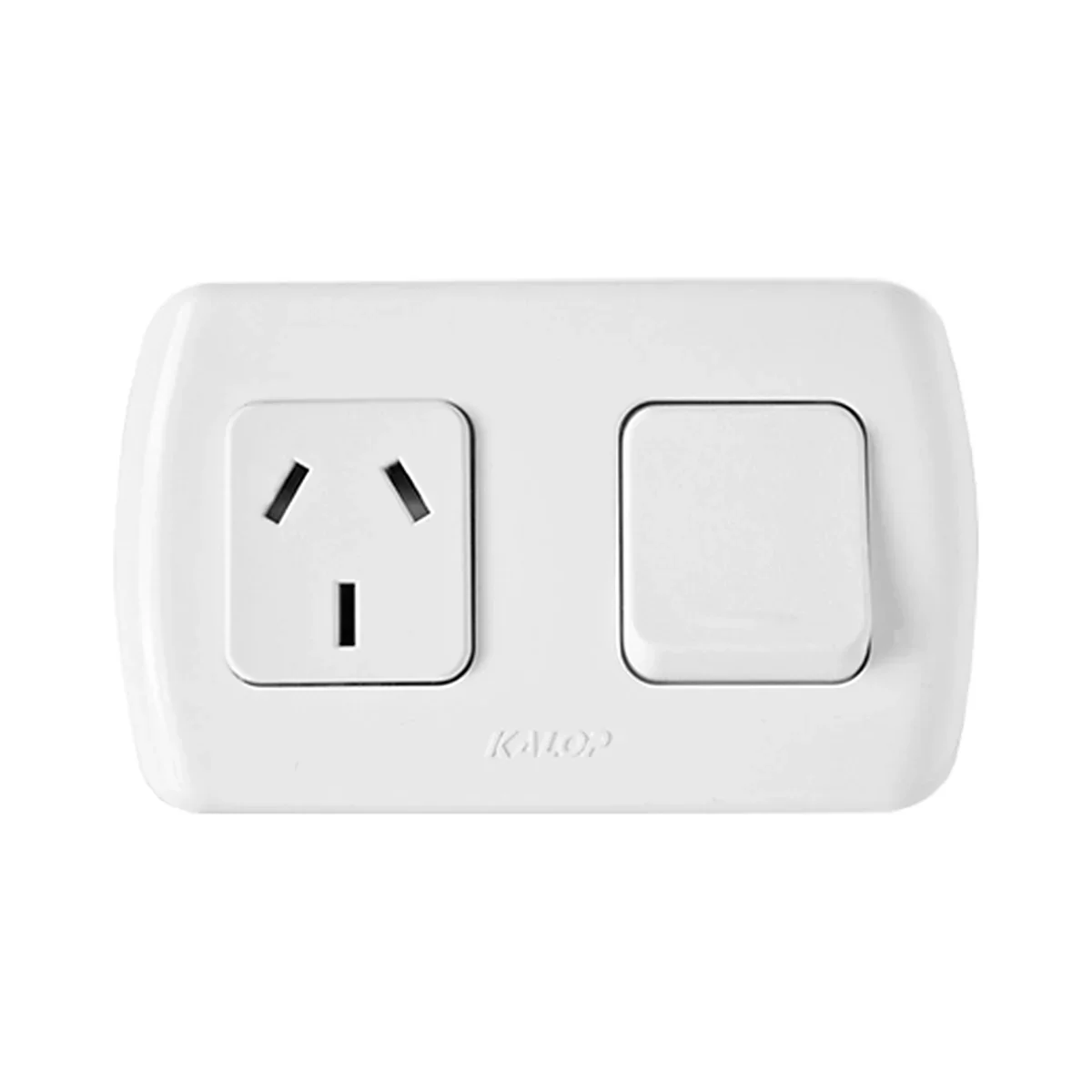Conj Tekna Punto Y Toma Iram Blanco Kalop/KS39654