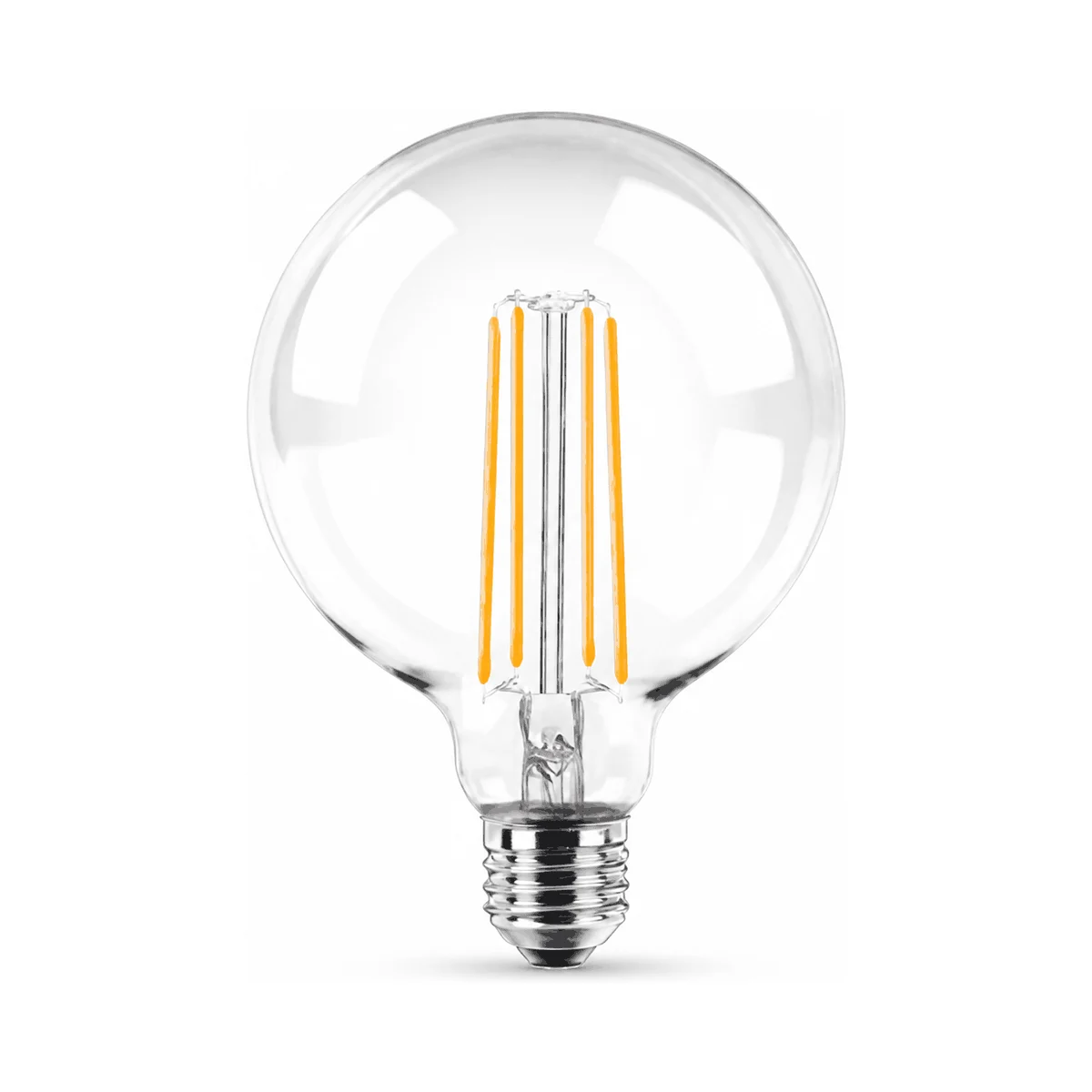 Lampara LED Dimerizable Globo G125 Filamento 8w Calido Macroled(12)*/LEDSG125FF8WW