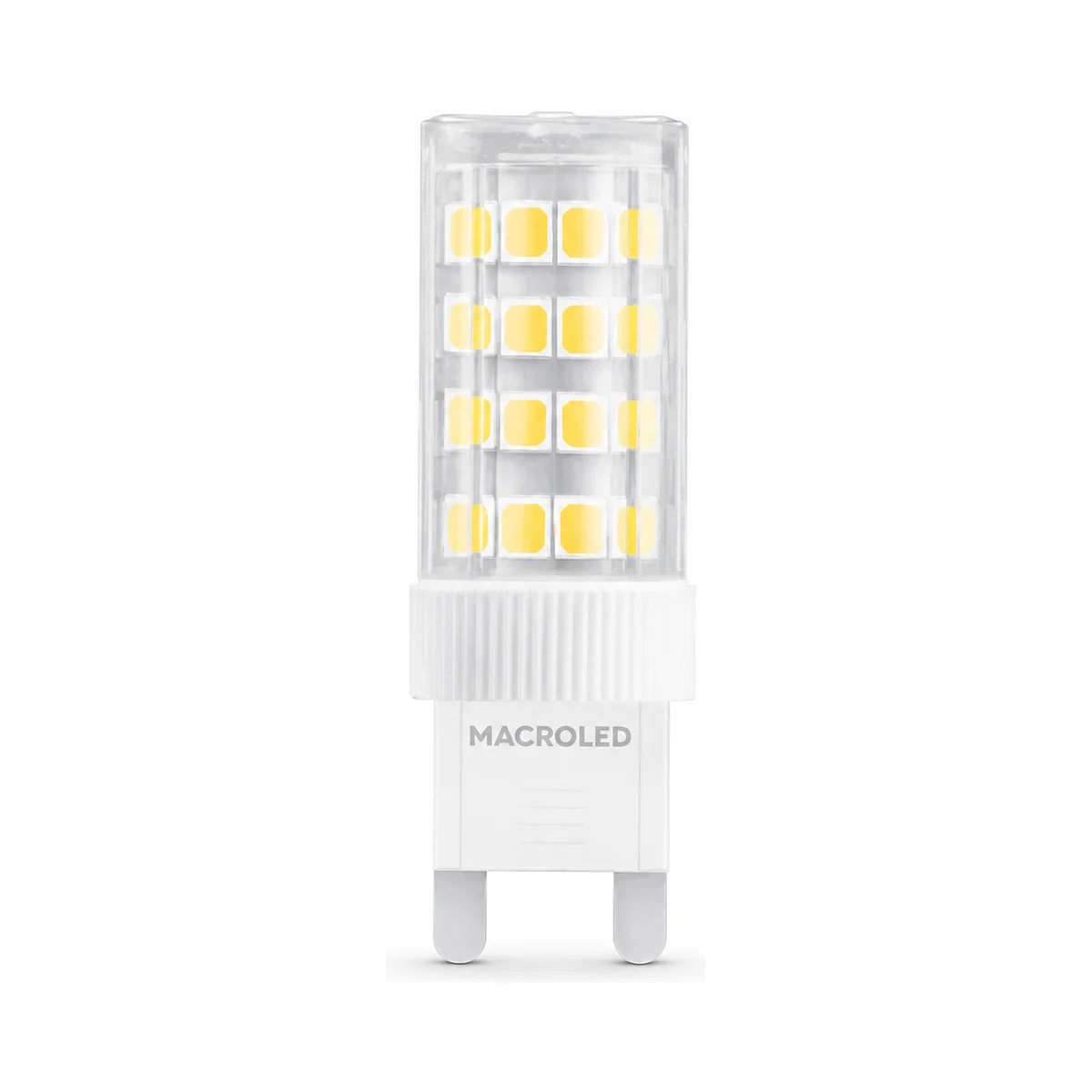 Lampara Bipin Led 4.5W Frio G9 MACROLED 6000K G9-4.5-CW(100)/MACROG9-4.5-CW