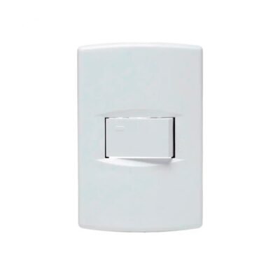 Llave de luz Armada 1 Punto Combinado Sica Life blanco(15)*/SICA545220