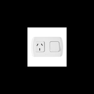Conj Tekna Punto Y Toma Iram Blanco Kalop/KS39654