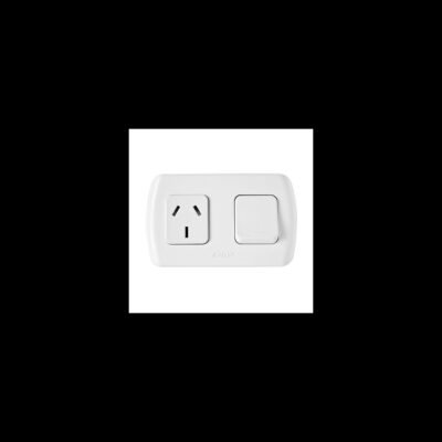 Conj Tekna Punto Y Toma Iram Blanco Kalop/KS39654