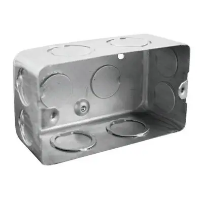 Caja Luz Chapa Liviana Rectangular(120)