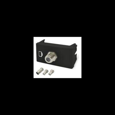 Toma Catv Pin Fino Pasante Grafito Kalop/KL40296