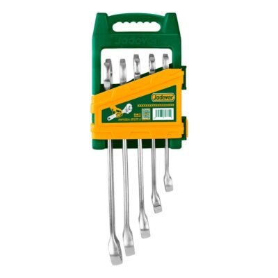 Kit de llaves combinadas de 5 piezas - Acero CR-V - Tamaño: 10mm, 12mm, 14mm, 17mm, 19mm Jadever(1)/