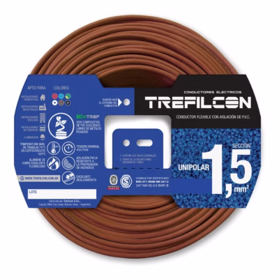 Cable Unipolar 1.5mm X M en 100m Marron Trefilcon(1)/CIN0100151