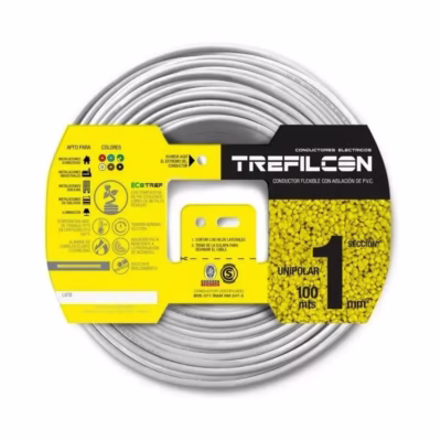 Cable Unipolar 1mm X M en 100m Blanco Trefilcon(1)/CIN0100106