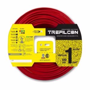 Cable Unipolar 1mm X 100m Rojo Trefilcon(1)/CIN0100102