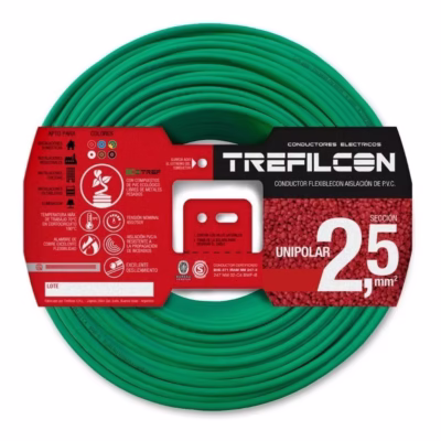 Cable Unipolar 2.5mm X M en 100m V/A Trefilcon(1)/CIN0100255