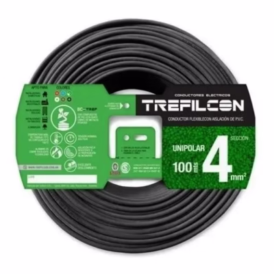 Cable Unipolar 4mm X M en 100m Negro Trefilcon(1)/CIN0100404