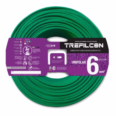 Cable Unipolar 6mm X M en 100m V/A Trefilcon(1)/CIN0100605