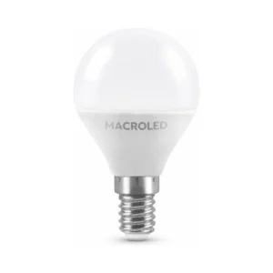 BULBO G45 MACROLED 6W E14 AC180-240V FRIO 6500K