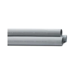 Caño PVC Rígido Semi Pesado 50mm Doblado En Frío x M en 3 Metros Kalop