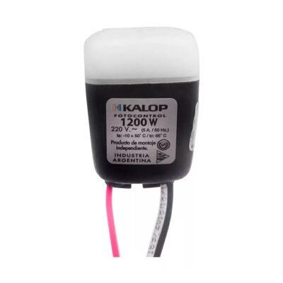 Fotocelula Universal Hasta 1200W  3 cables Kalop/Kl95007