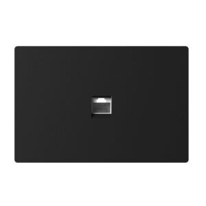 CONECTOR DE RED MILAN NEGRO MACROLED, RJ45(1)/MILAN-RJ45-N