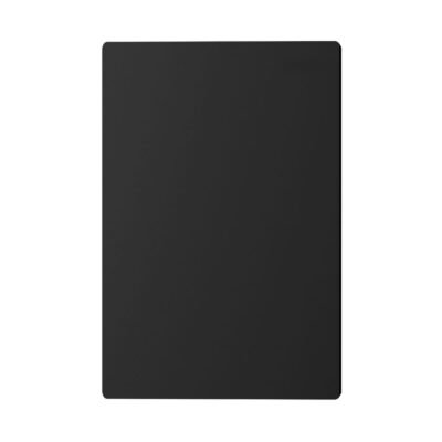 TAPA CIEGA RECTANGULAR MILAN NEGRO MACROLED, BASTIDOR METALICO/MILAN-TCR-N