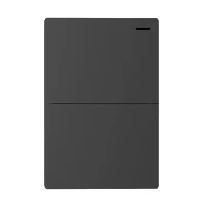 Tecla Milan Gris Macroled, 2 Canales, 2 Vias, Ac 220v, 10A Bast. Met.-Codigo Nuevo-(5)*/MACROMILAN-2