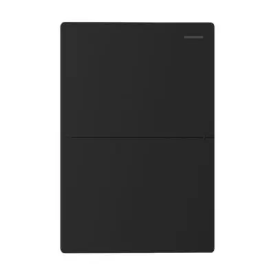 Tecla Milan Negro Macroled, 2 Canales, 2 Vias, Ac 220v, 10A Bast. Met.-Codigo Nuevo-(5)*/MACROMILAN-