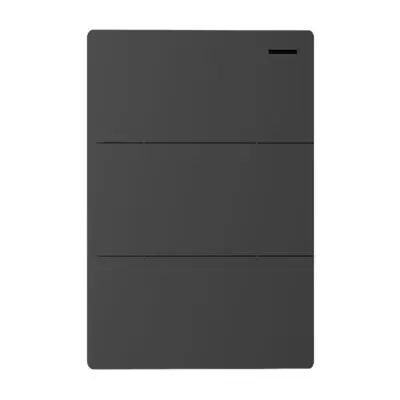 Tecla Milan Gris Macroled, 3 Canales, 2 Vias, Ac 220v, 10A Bast. Met.-Codigo Nuevo-(5)*/MACROMILAN-3