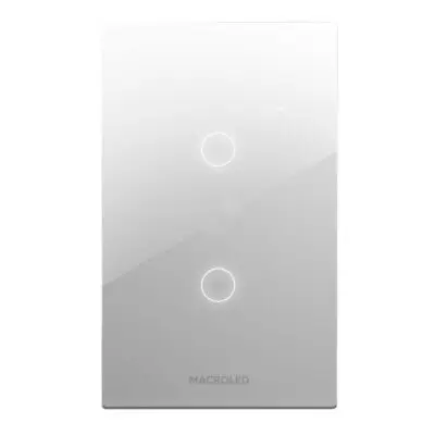 Tecla Roma Smart Blanco 2 Canales con capacitor Macroled(1)/MACROROMA-S-2CH-B