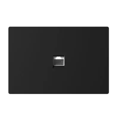 CONECTOR DE RED MILAN NEGRO MACROLED, RJ45(1)/MILAN-RJ45-N