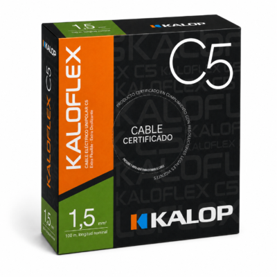 Cable Unipolar 1.5mm X M en 100m Marron C Kalop(1)/KL20